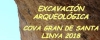 Excavacin en el yacimiento paleoltico de la Cova Gran de Santa Linya
